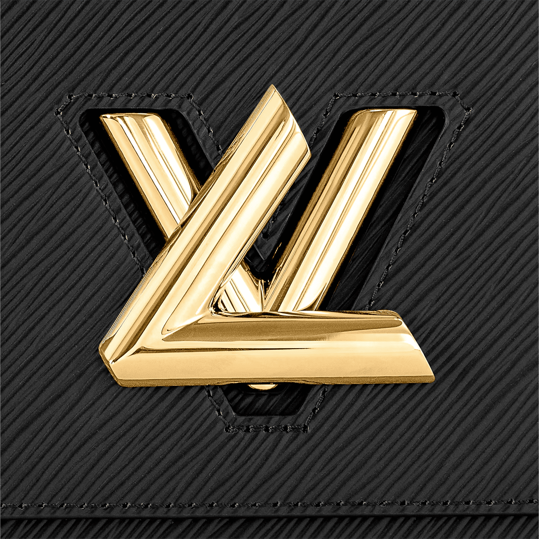 Louis Vuitton Twist Mm Bags Epi Leather Lock Chain Black 23Cm M21772