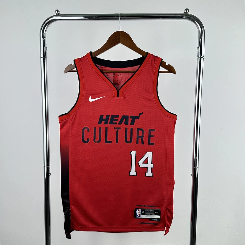2025 NBA Miami Heat 14 HERRO Basketball Jersey