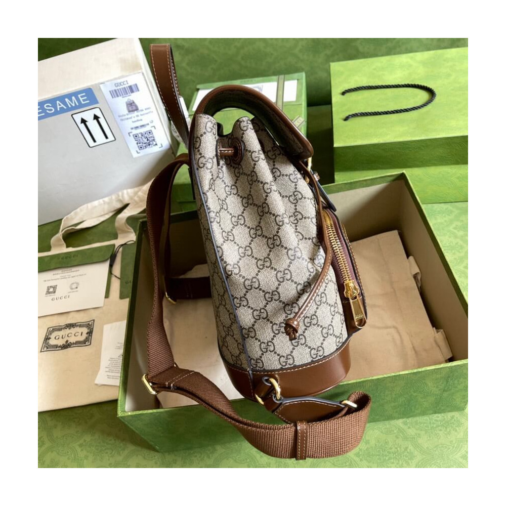 Gucci Backpack with Interlocking G in GG Supreme