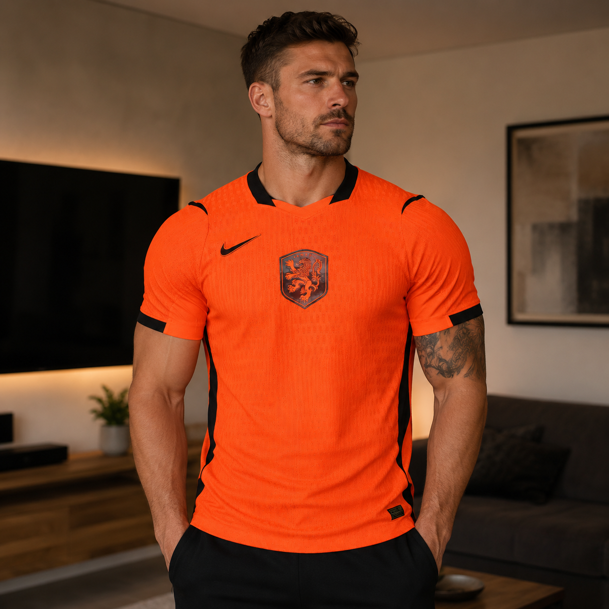 World Cup 2026 Netherlands Team Home Football Jersey Player Version - JerseyFun