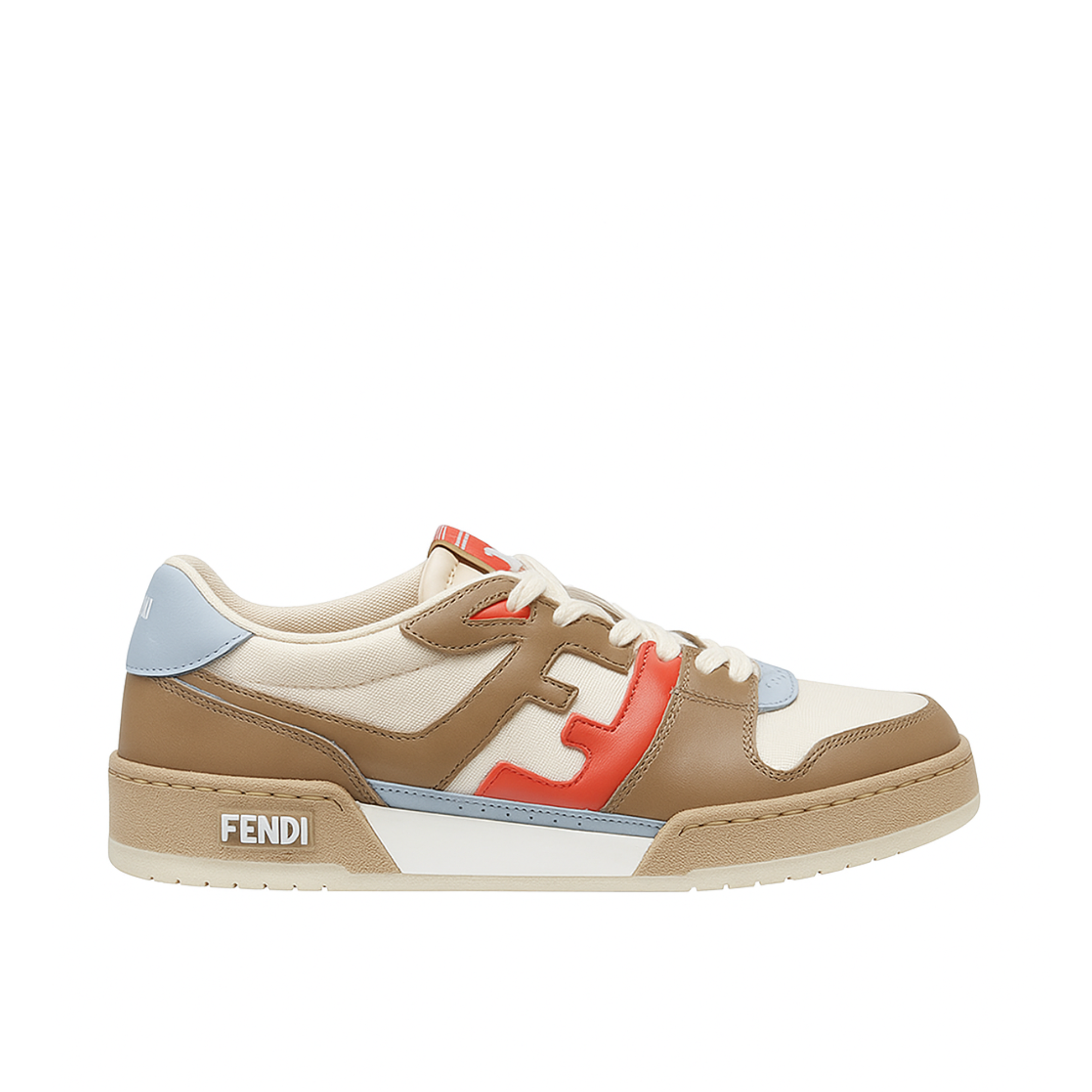 Fendi Match Low-Top Brown Sneaker