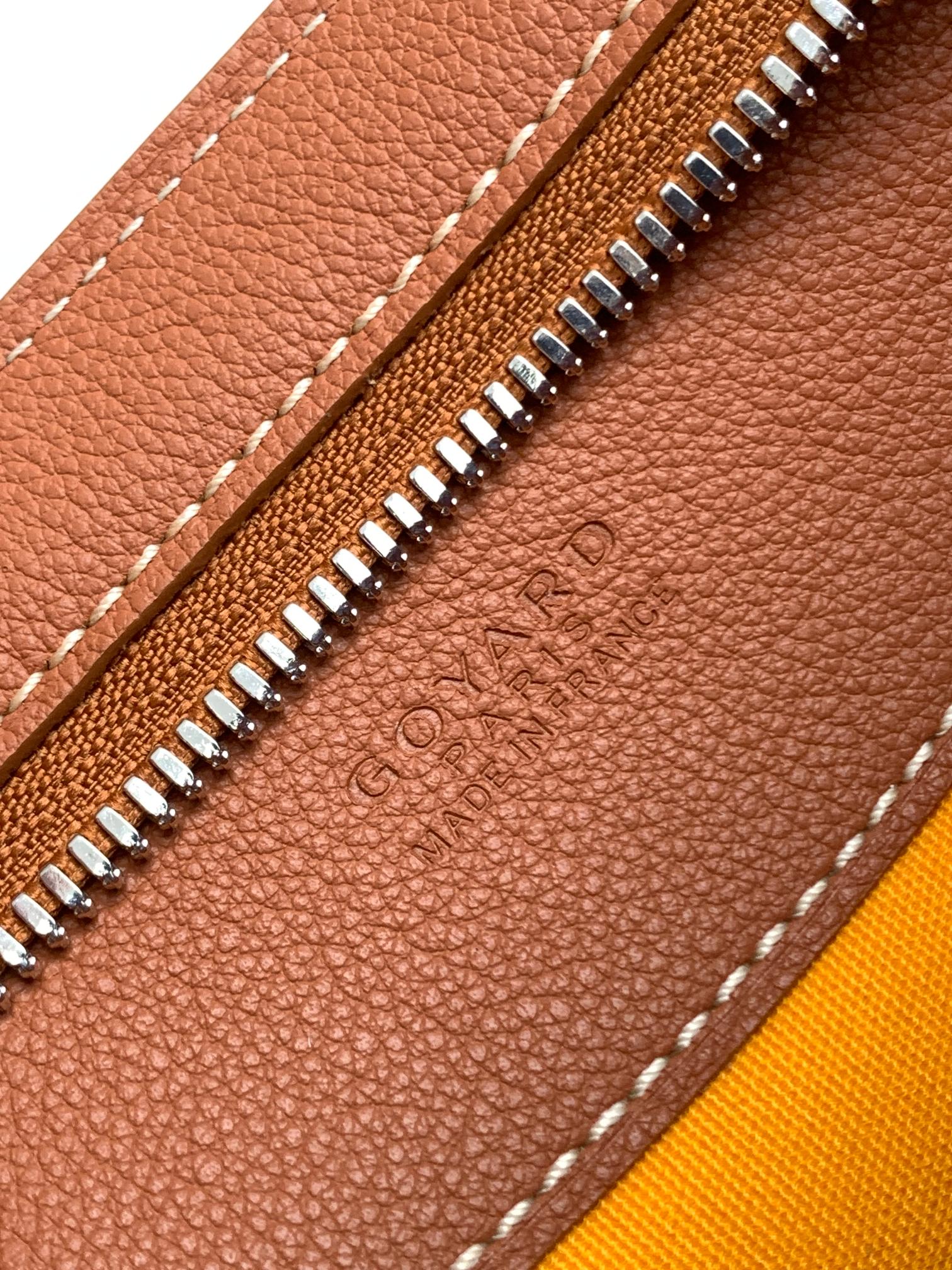 Goyard Hirondelle Bag – Bagistry Closet 25cm Black & Tan