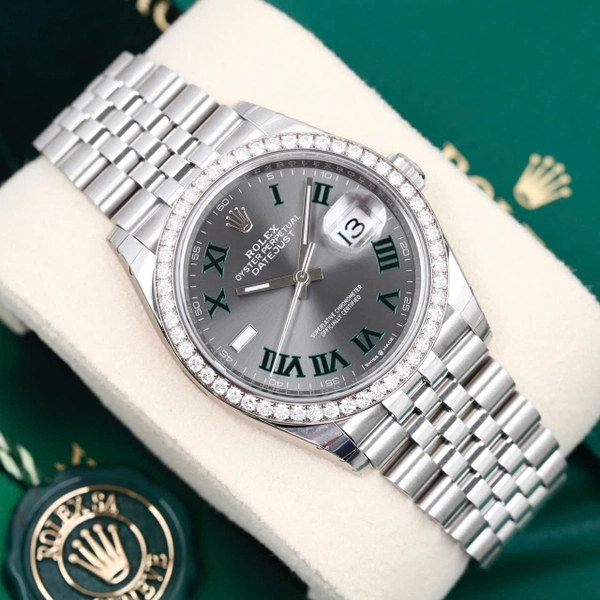 [Superclone] Rolex Datejust 36mm Slate Dial Jubilee 126284RBR