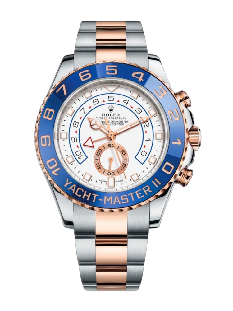 【Super Clone】Rolex Yacht-Master II 116681 White dial 44mm Mens replica Watch
