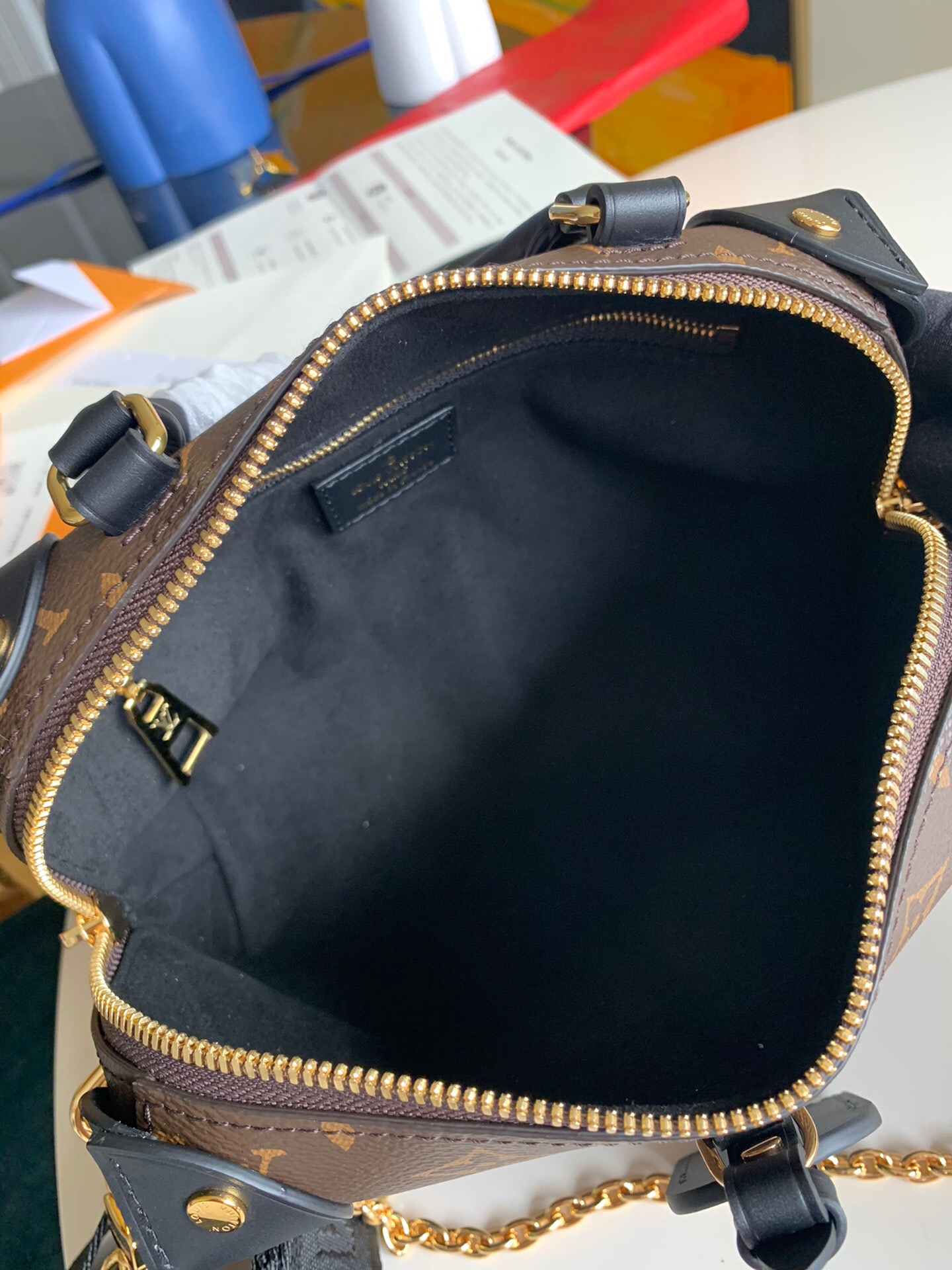 Louis Vuitton Monogram Petite Malle Souple 20Cm M45571