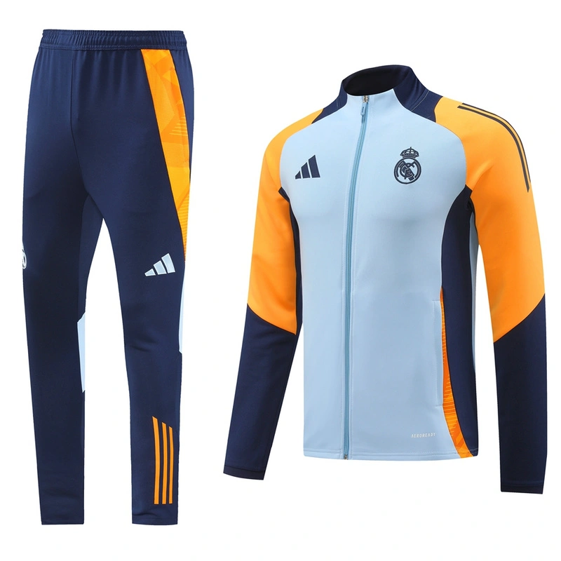 2024-25 Real Madrid 02 Light Blue  jacket suit