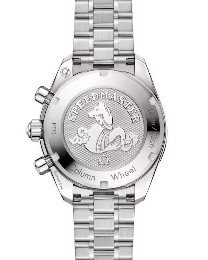 Omega Speedmaster 38 Green Dial 38 mm with Diamonds Stainless Steel Bracelet 324.15.38.50.60.001
