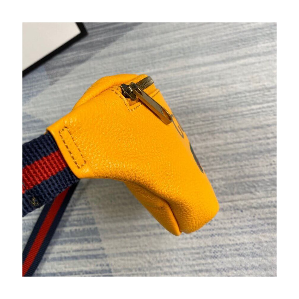 Gucci Print Small Belt Bag Waist Body Yellow