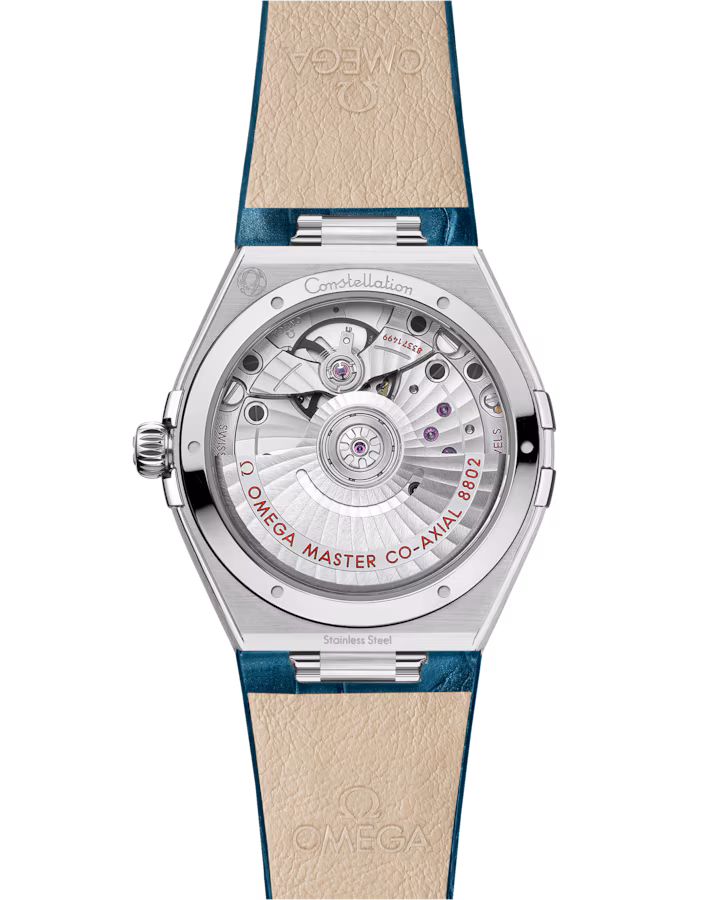 Omega Constellation 34mm Blue Dial with Diamonds Stainless Steel Strap 131.13.34.20.53.001