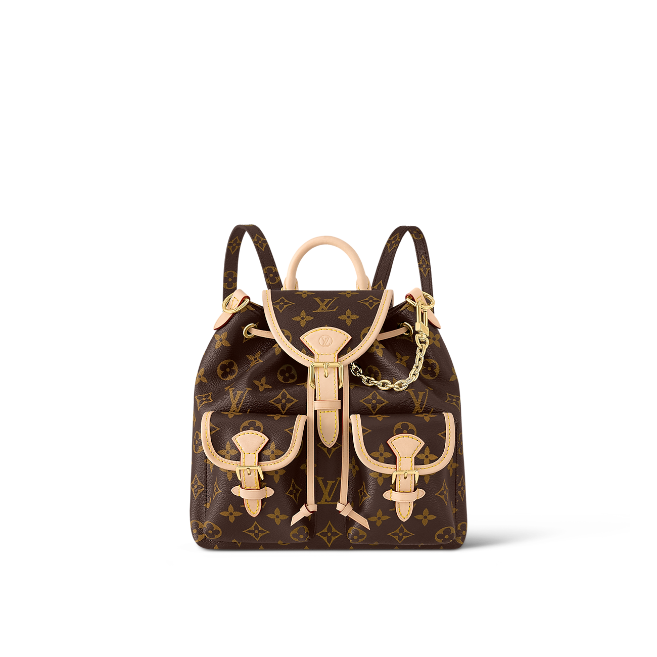 Louis Vuitton Excursion Monogram Backpack Brown 23Cm M46932