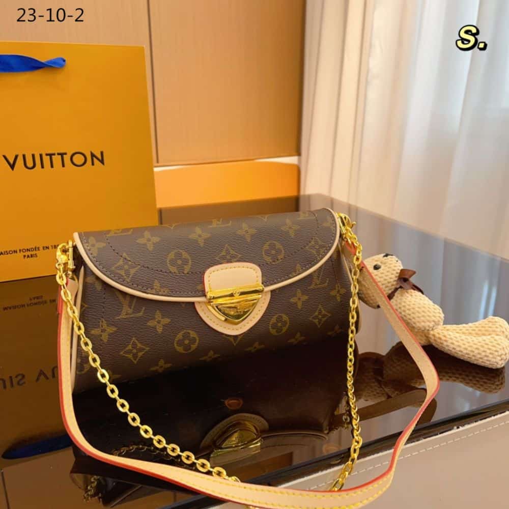 Louis Vuitton Monogram Beverly Pochette Brown 25Cm