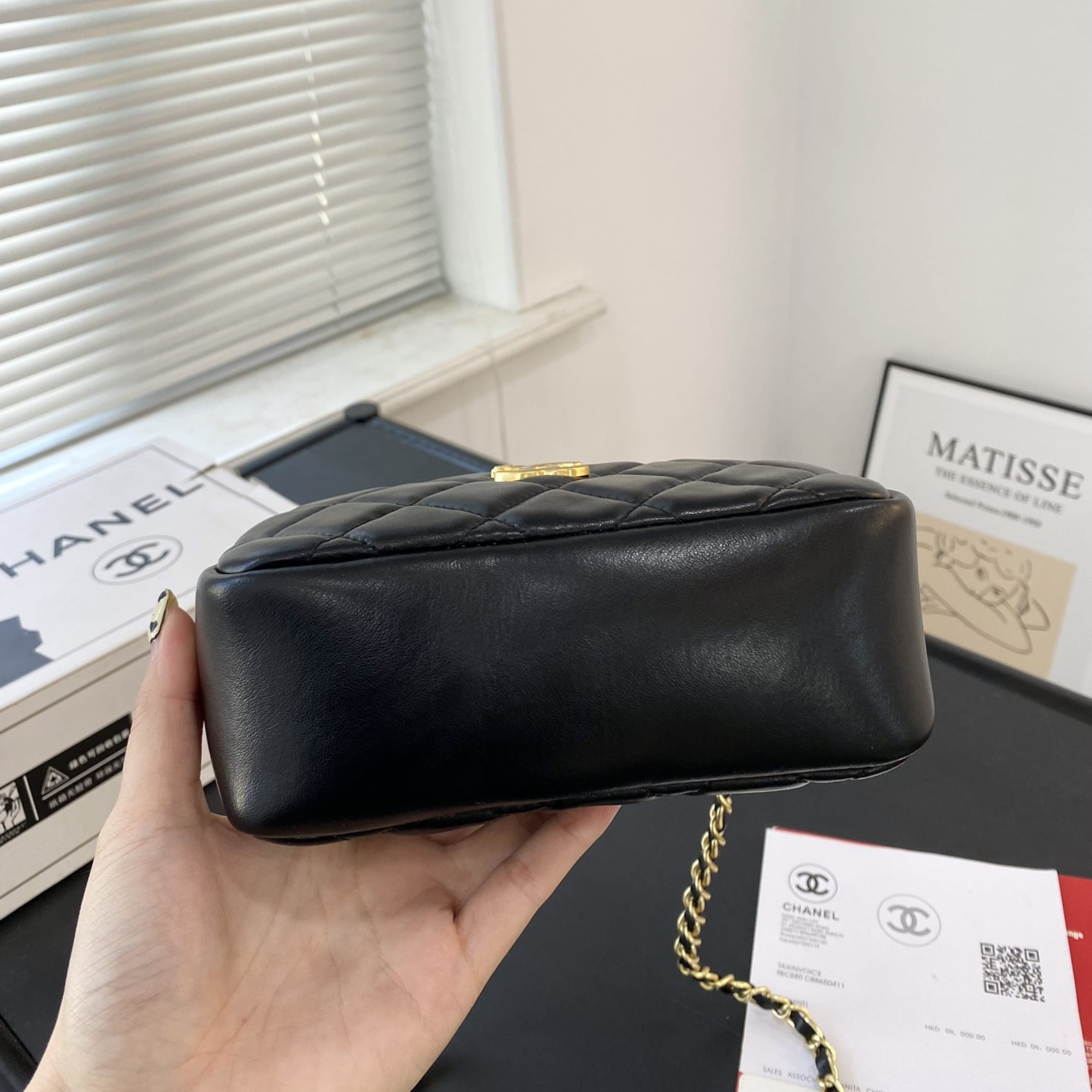 Chanel Mini Camera Case Black 18Cm/7.1in