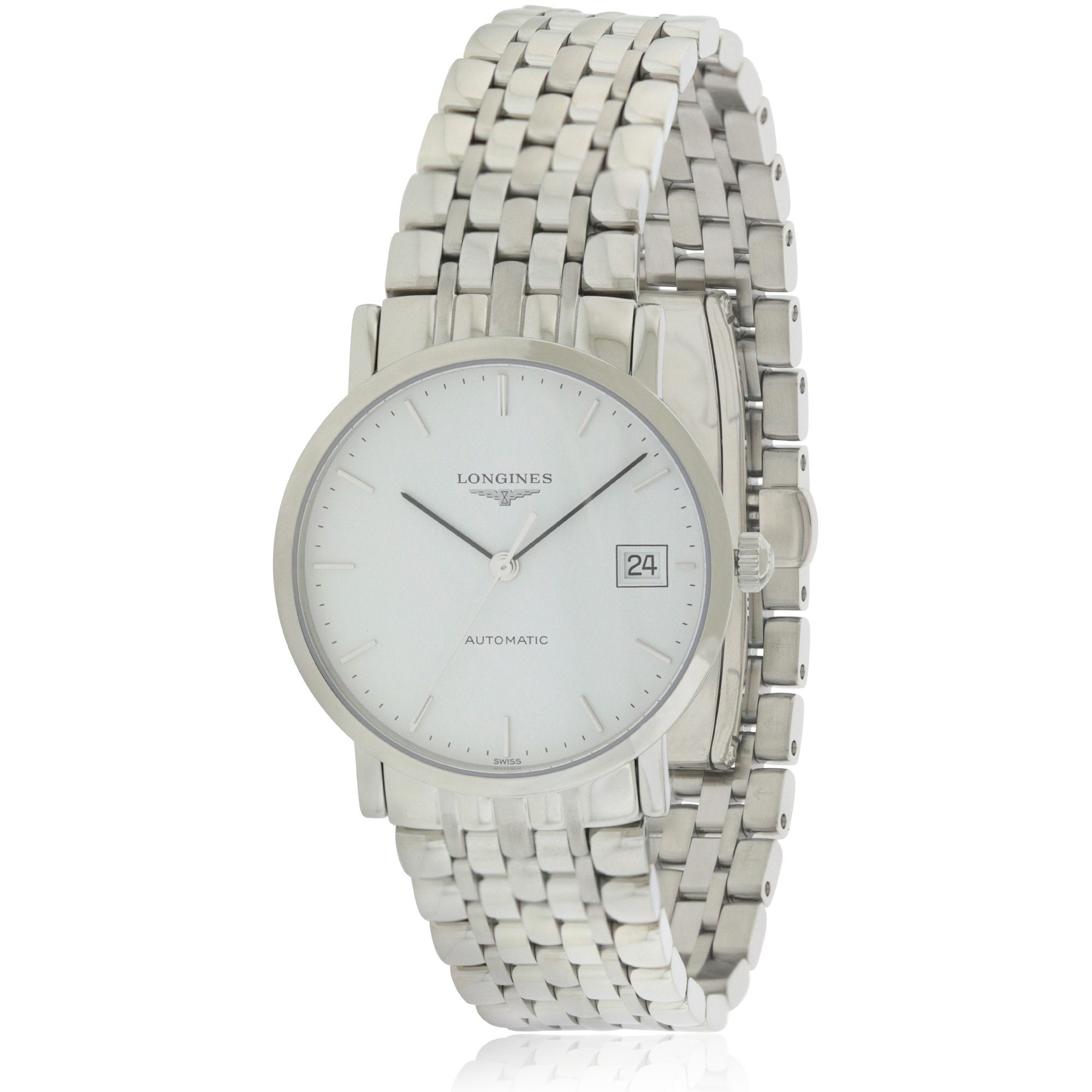 【Super Clone】Longines Women's L48094126 Elegant Stainless Steel Watch