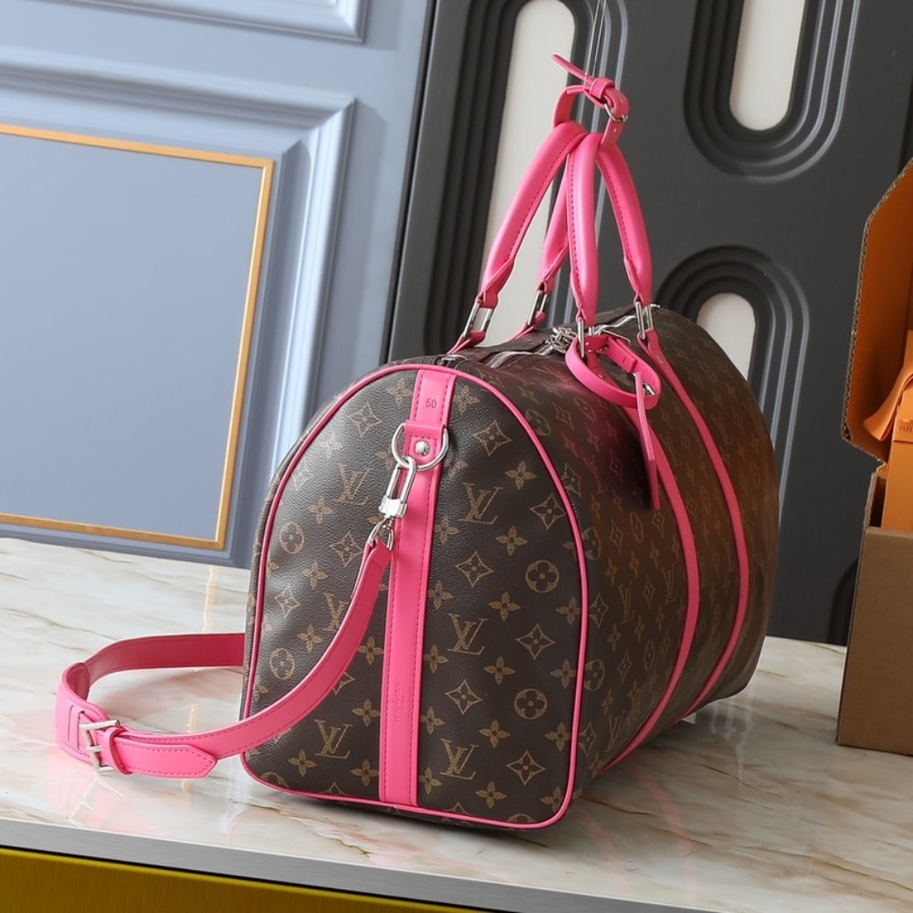 Louis Vuitton Keepall Bandoulière 45 Pondichery Pink 50cm M13807
