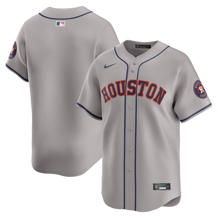 Houston Astros Away Limited Jersey Gray