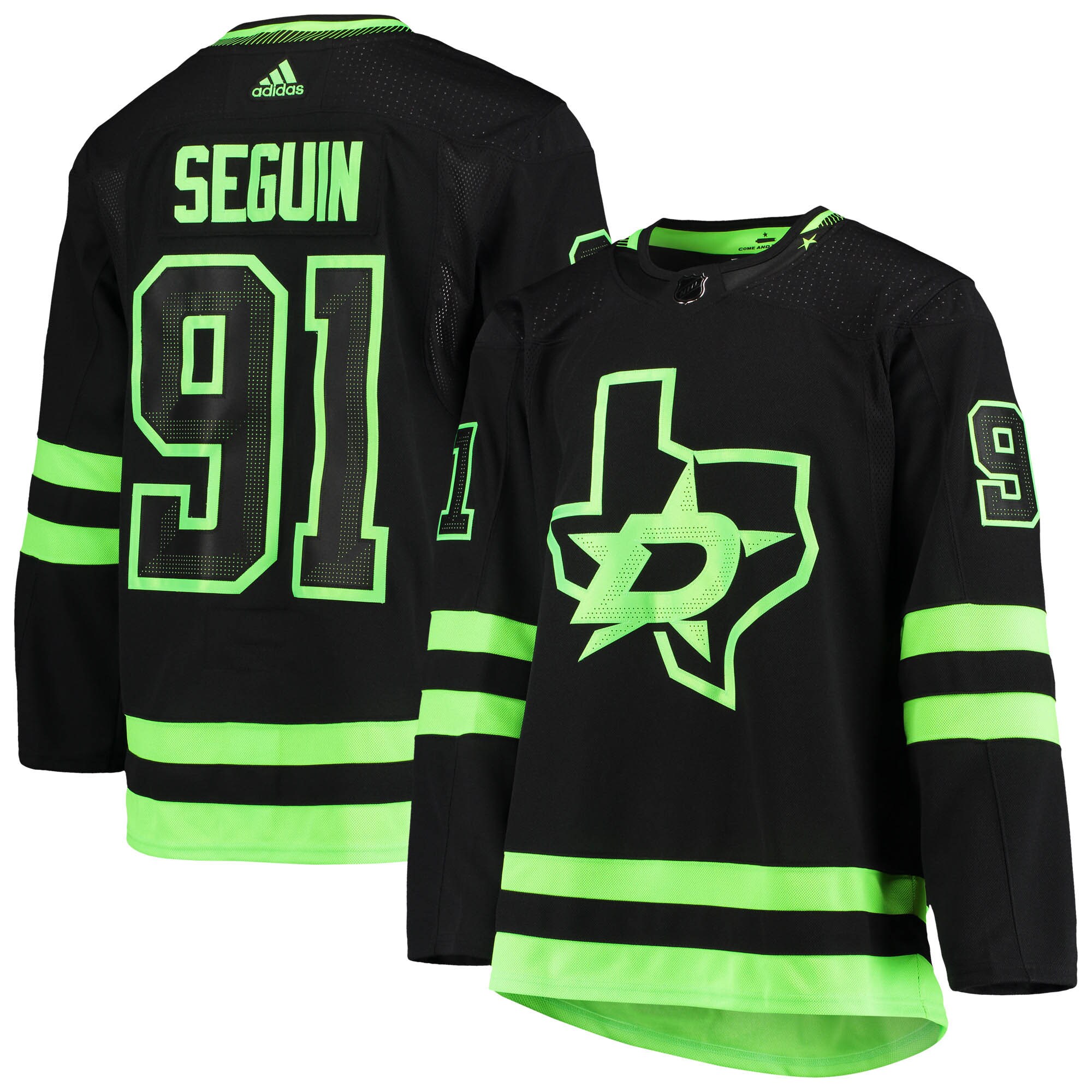 Tyler Seguin Dallas Stars adidas Alternate Primegreen Authentic Player Jersey – Black