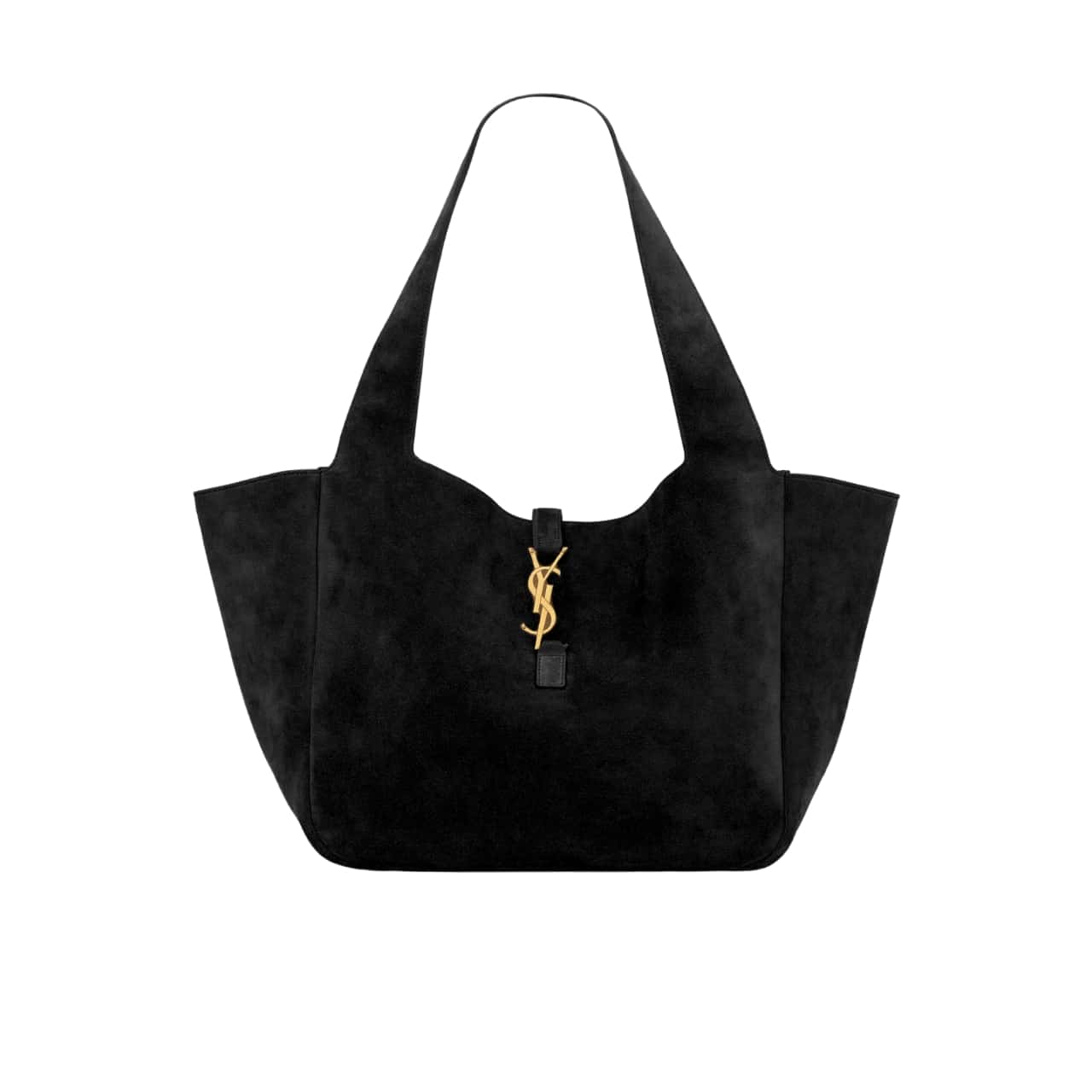 Saint Laurent Le 5 À 7 Bea In Suede Black 55Cm