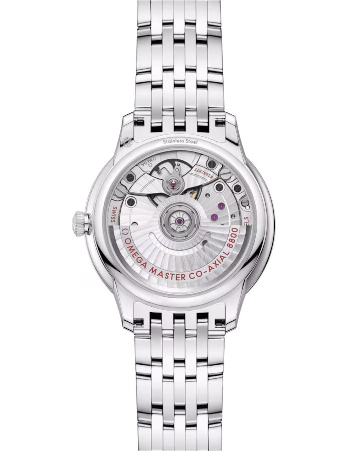 Omega De Ville Prestige 34 mm Silver Dial Stainless Steel Bracelet 434.10.34.20.02.001