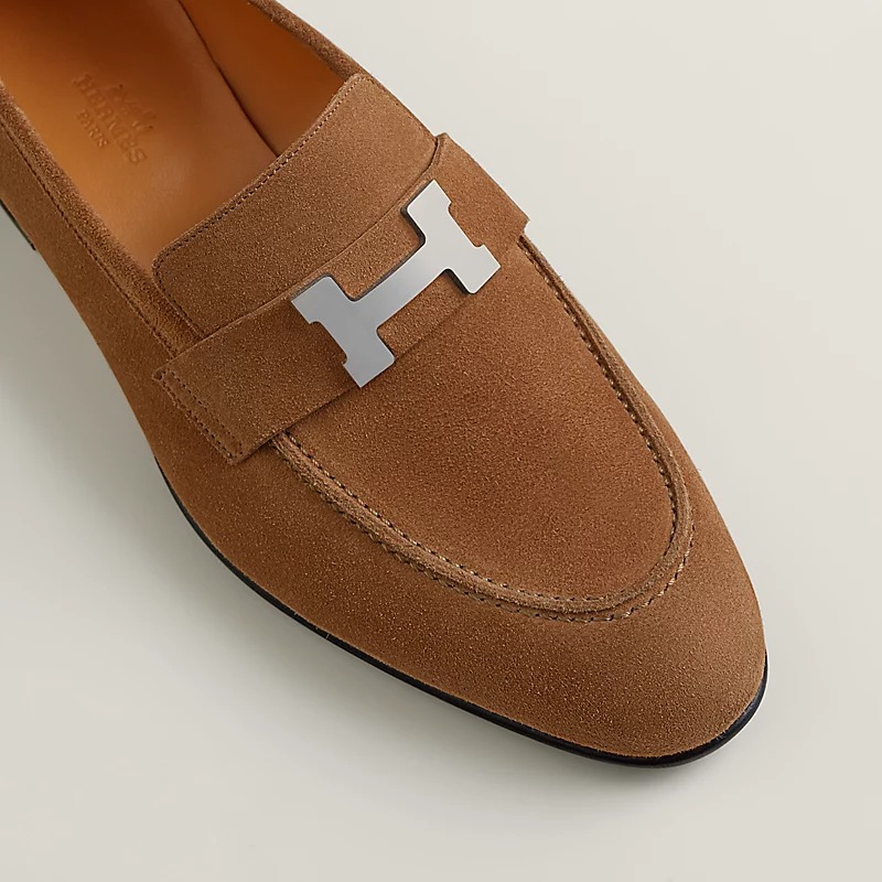 HERMES PARIS LOAFER BRUN FUMÉ