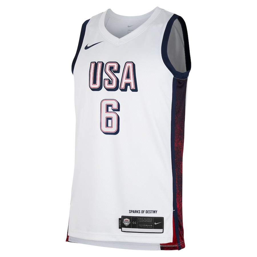 Unisex Men's USA Basketball LeBron James Nike Navy 2024 Swingman Player Jersey