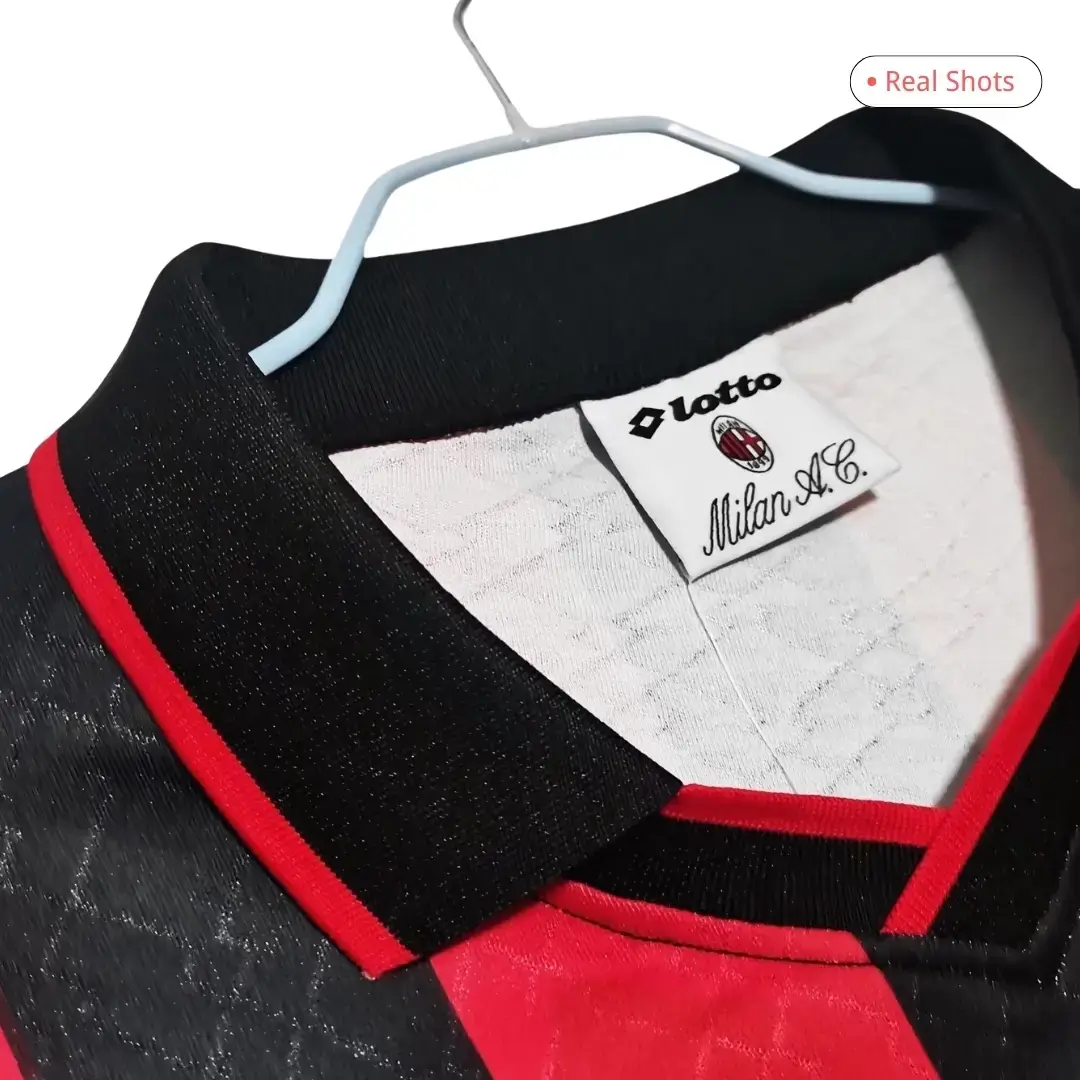 AC Milan 1995/96 Home Retro Soccer Jersey