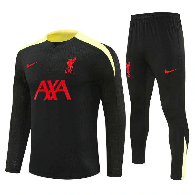 2024-25 Liverpool Half-Pull Training Suit Jersey Set