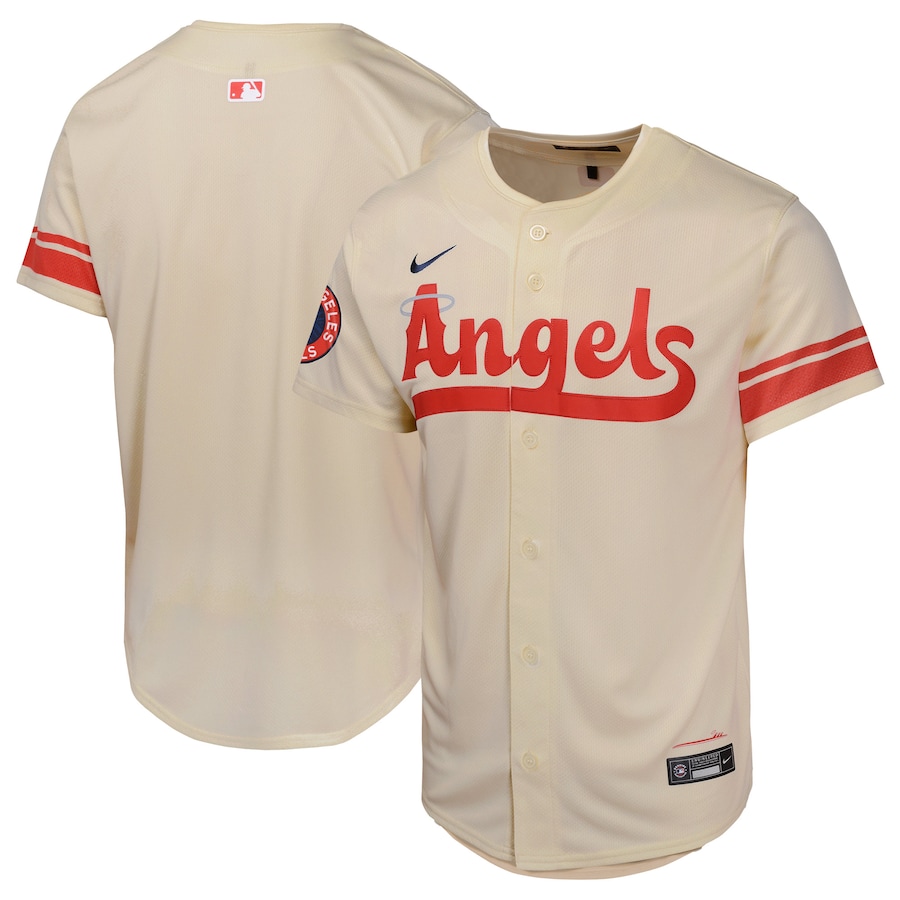 Los Angeles Angels Youth City Connect Limited Jersey Cream