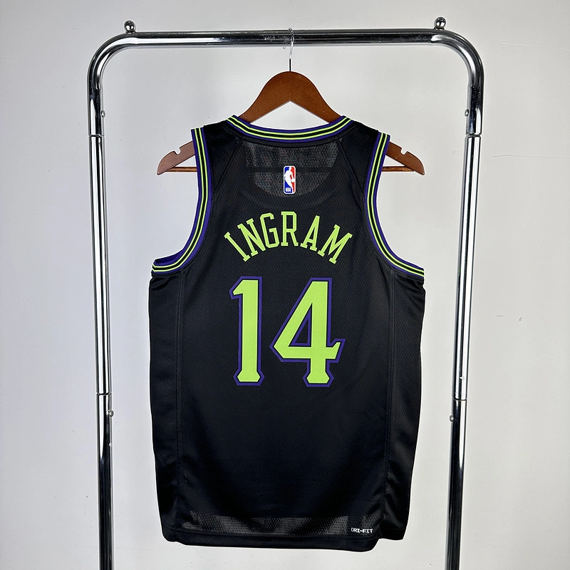 2024 NBA New Orleans Pelicans 14 INGRAM Basketball Jersey