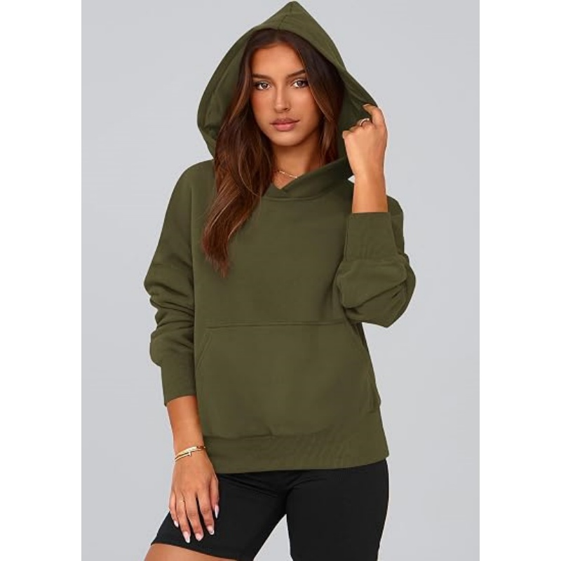 Women's Fall Half Zip Cropped Hoodie Sweatshirt