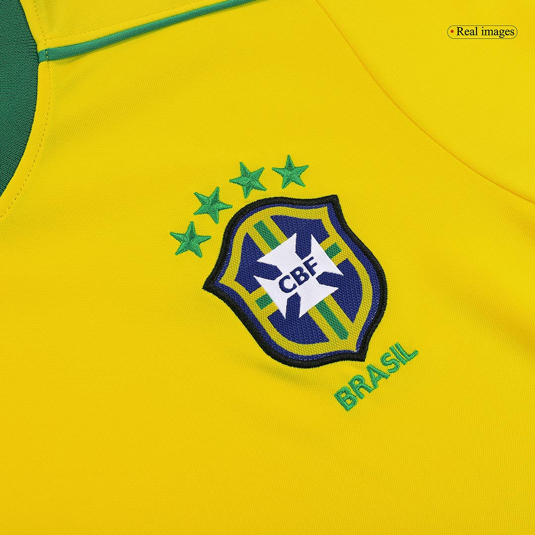 Brazil 1998 Home Retro Football Jersey