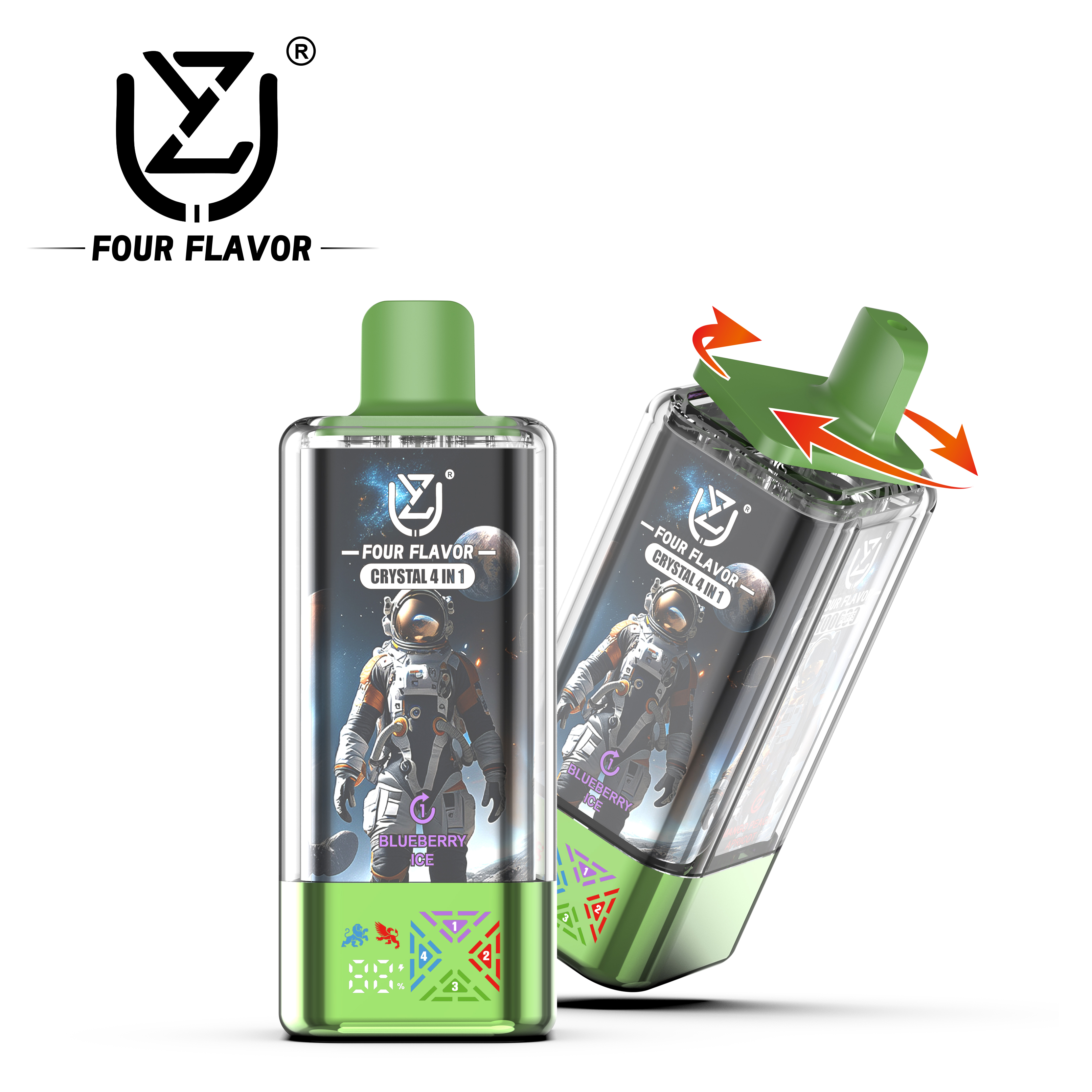 UZY Crystal  4in1 100K Puffs Prefilled Vape |  Rechargeable