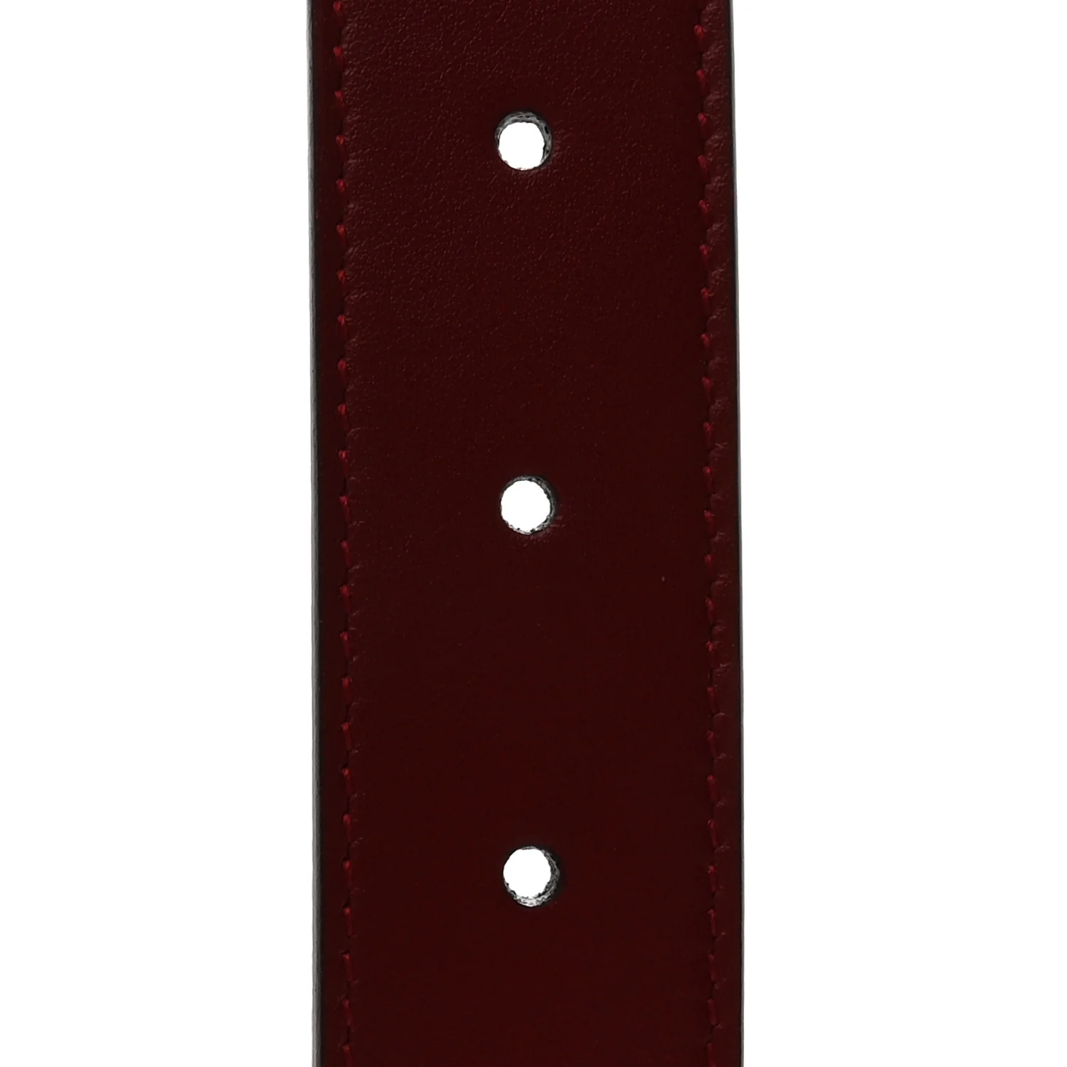 Plutone Calfskin Double G 30mm Belt 75 30 Red