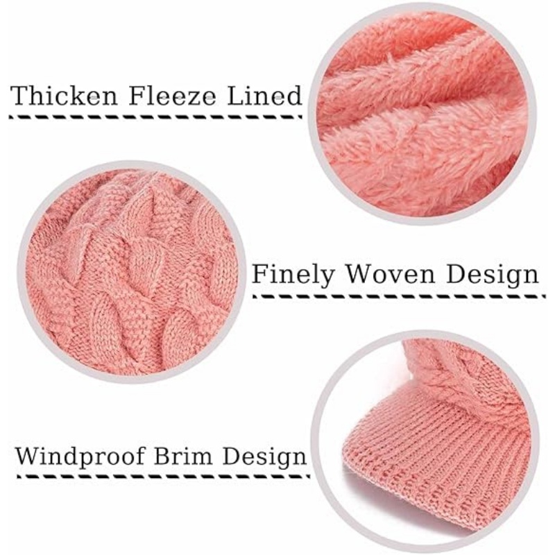 Winter Hats Knitted Beanie Hat