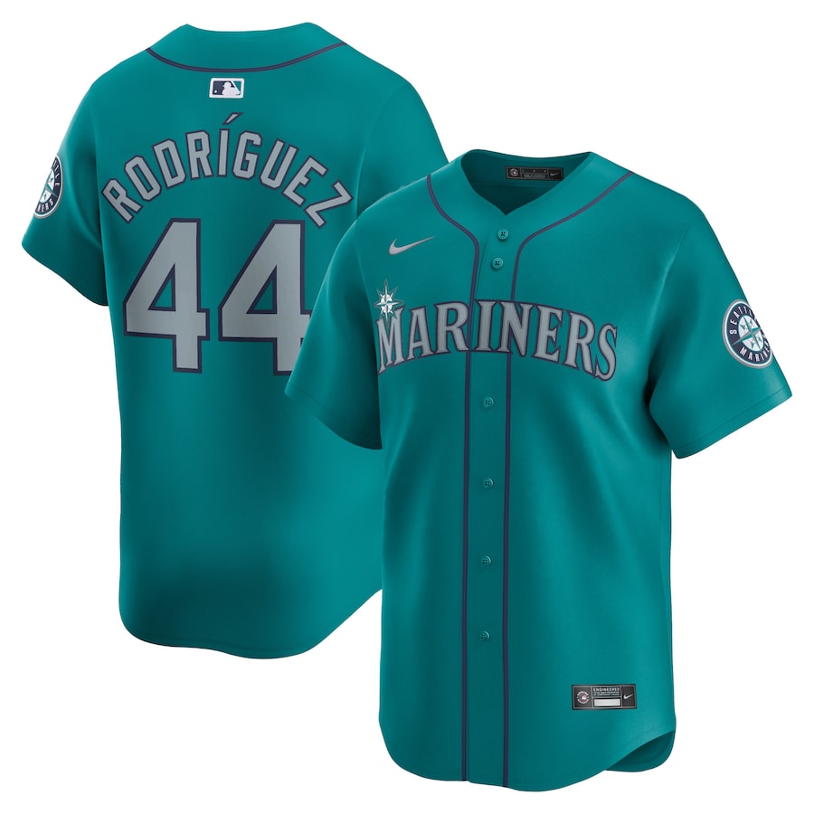 Julio Rodriguez Seattle Mariners Alternate Limited Player Jersey  Aqua