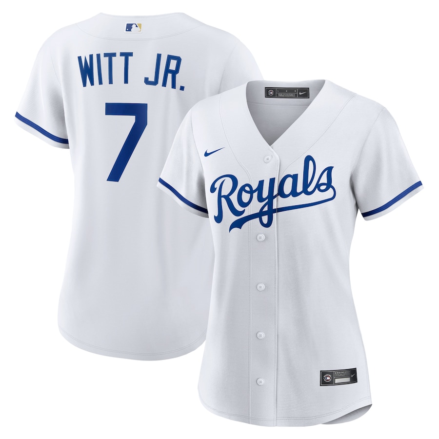 Bobby Witt Jr. Kansas City Royals Women's Home Player Jersey White