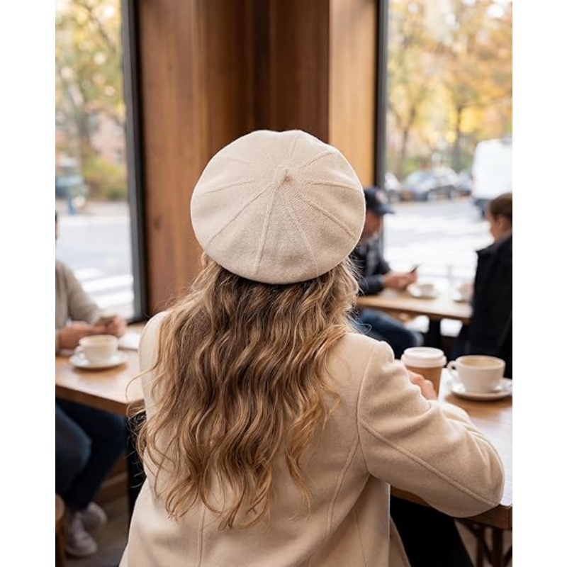 Cashmere Knitted Women Beret