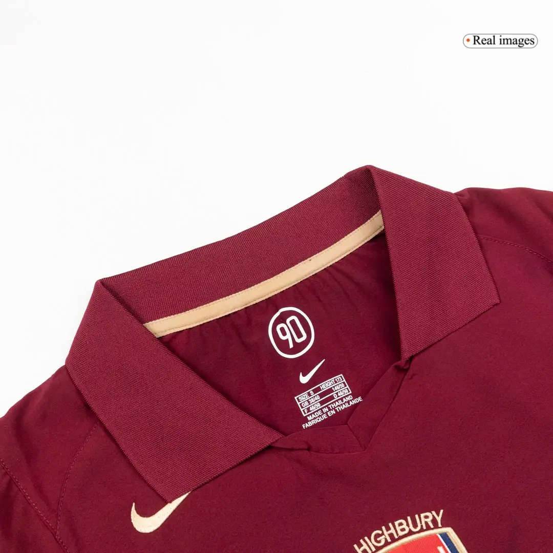 Arsenal 2005/06 Home Retro Soccer Jersey Long Sleeve