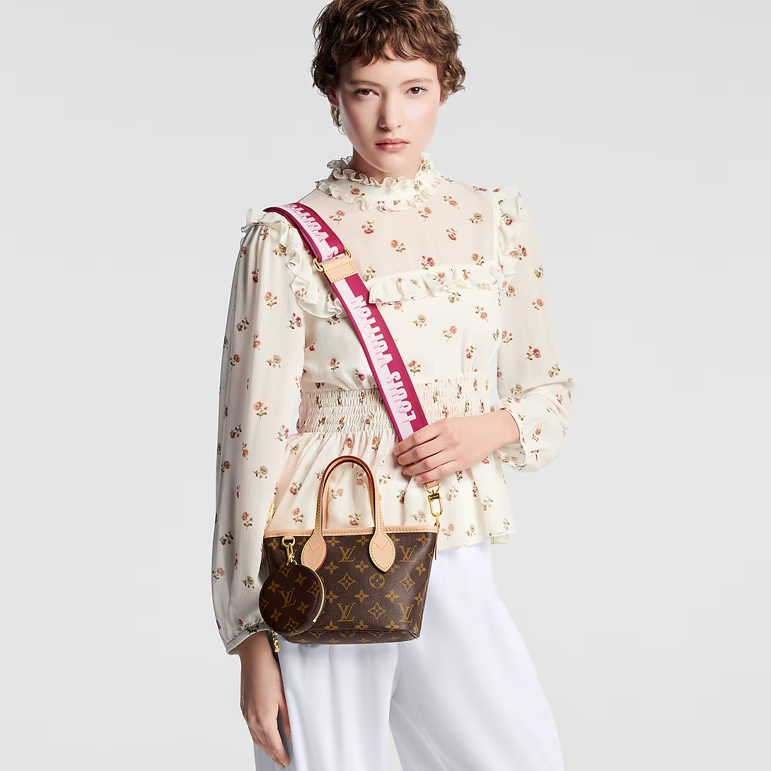 Louis Vuitton Neverfull BB Peony Pink 23.8cm M46786