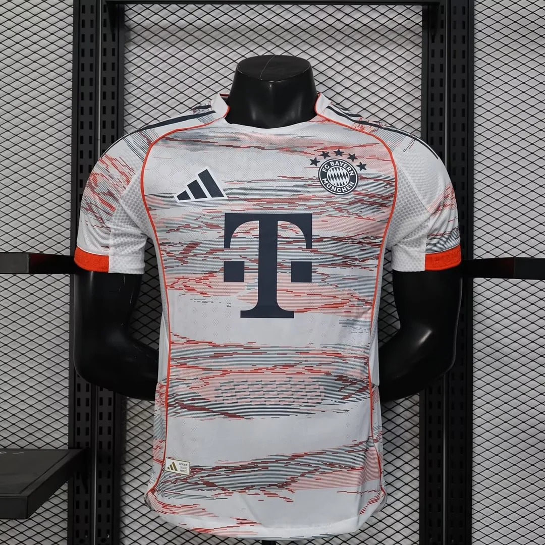 2025/2026 Bundesliga Bayern Munich Team Away Football Jersey Player Version