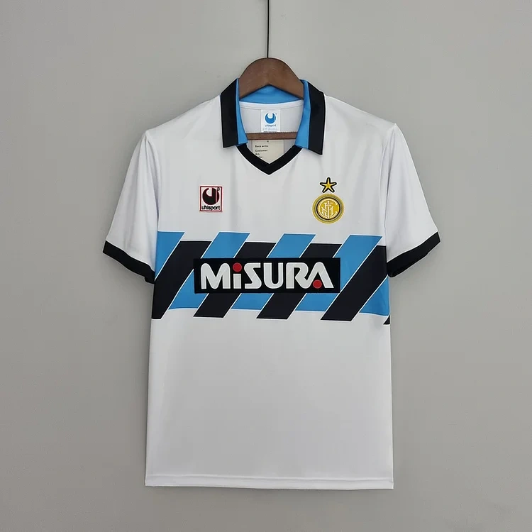 Retro 1990-91 Inter Milan away Football jersey retro