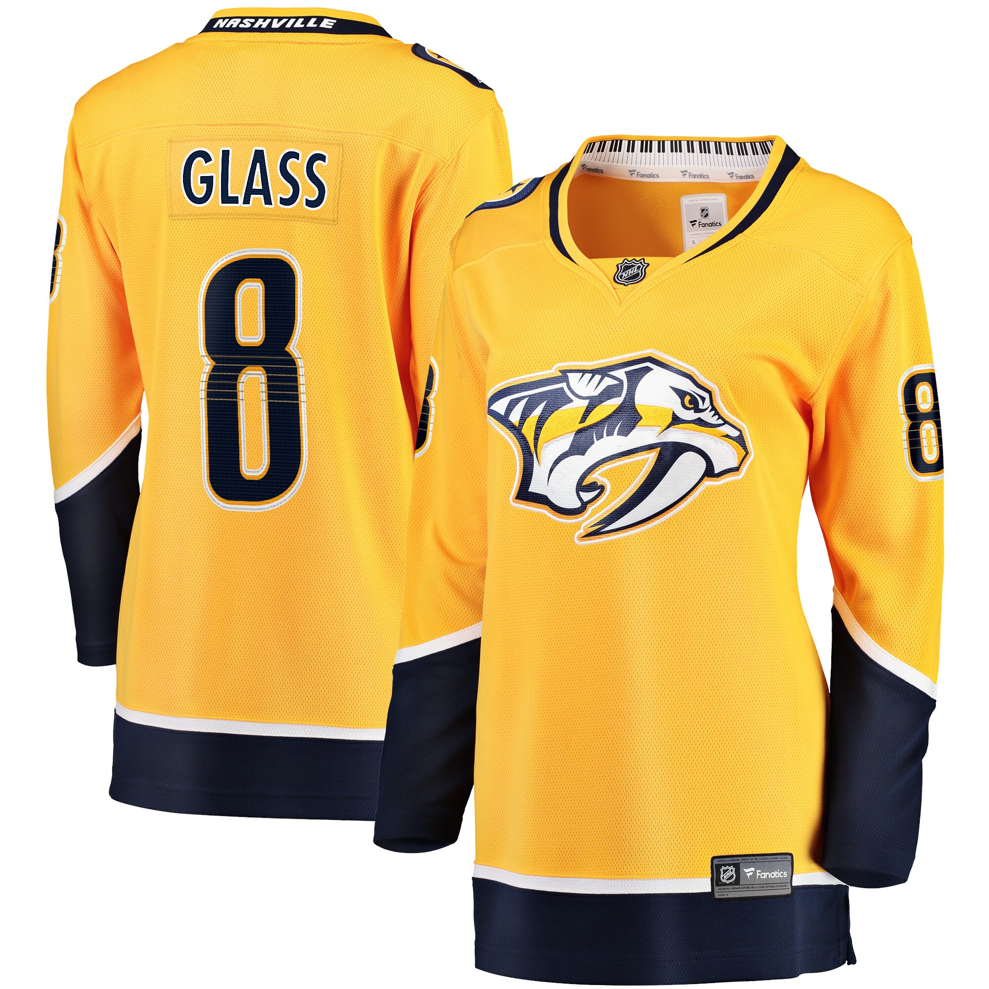 Cody Glass Nashville Predators Fanatics Women’s Home Breakaway Player Jersey – Gold