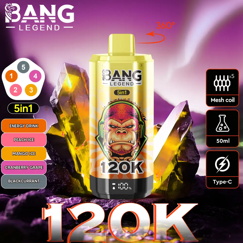 Bang Legend 120K Ultimate 5-in-1 Disposable Vape