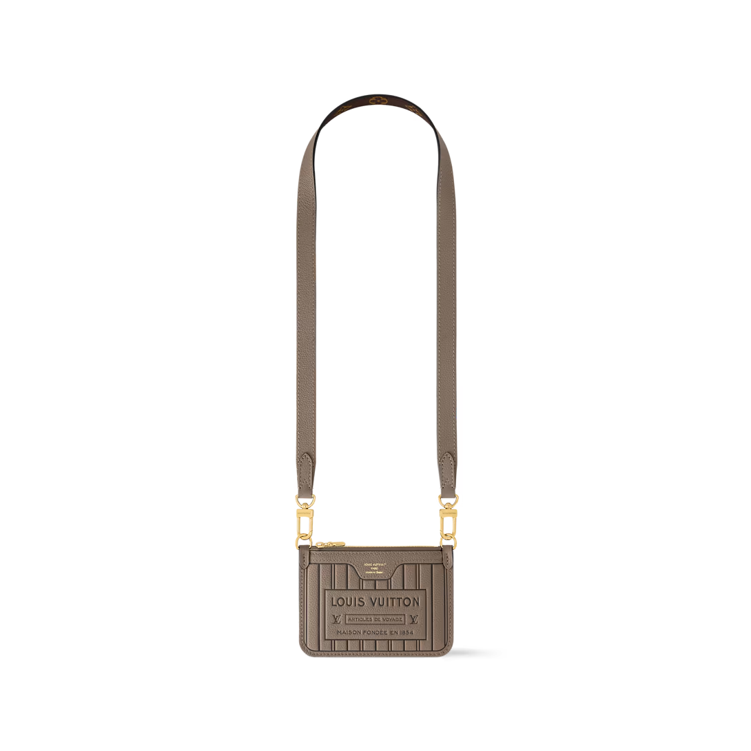 Louis Vuitton Neverfull Bandoulière Inside Out BB Dark Fango Cowhide 26.5cm M12109