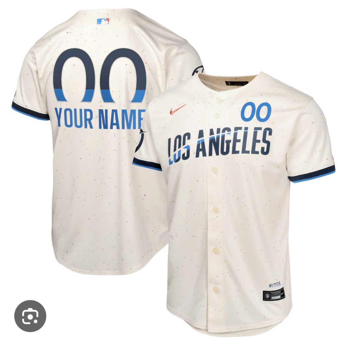 Custom Los Angeles Dodgers Limited City Connect Jersey