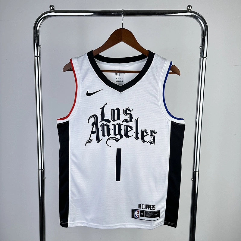 2021 NBA LA Clippers (1 HARDEN) Basketball Jersey