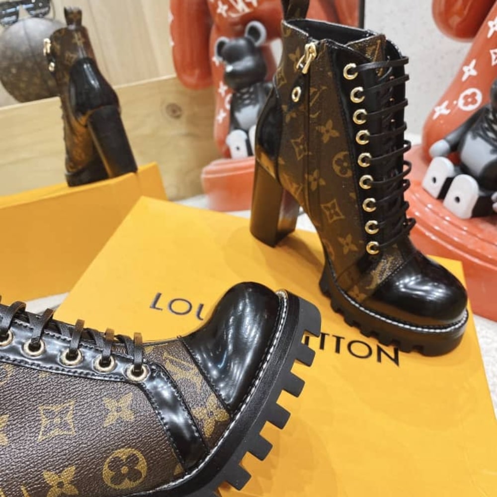 Louis Vuitton Star Trail Ankle Boot Brown 1A2Y7P
