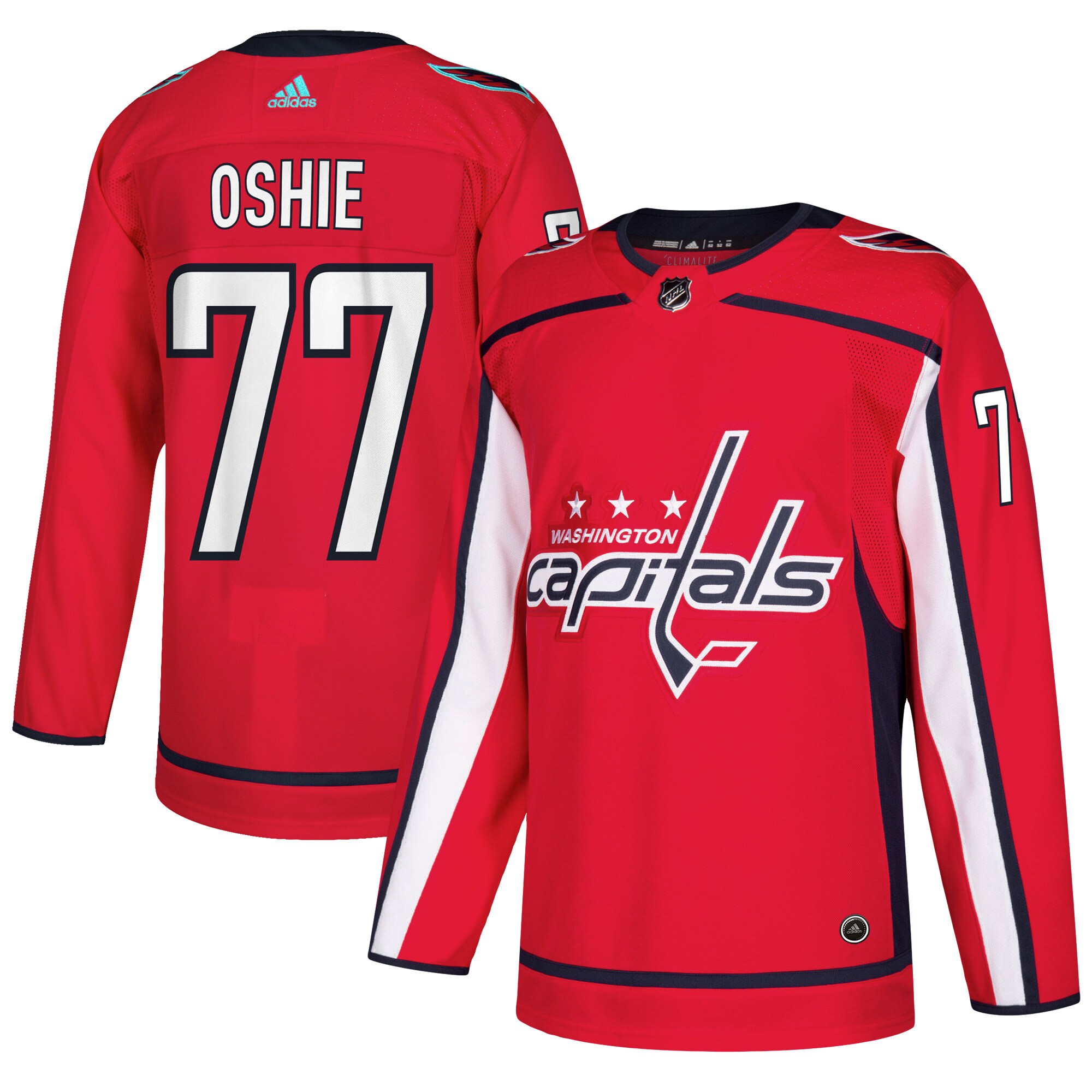 TJ Oshie Washington Capitals adidas Authentic Player Jersey – Red