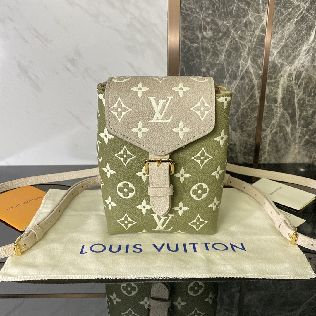 Louis Vuitton Tiny Backpack 19Cm Khaki