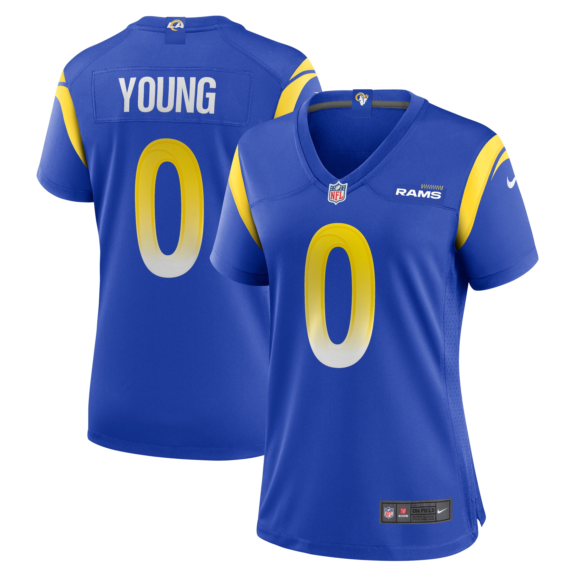Byron Young Los Angeles Rams Nike Women's Home Game Jersey - Royal