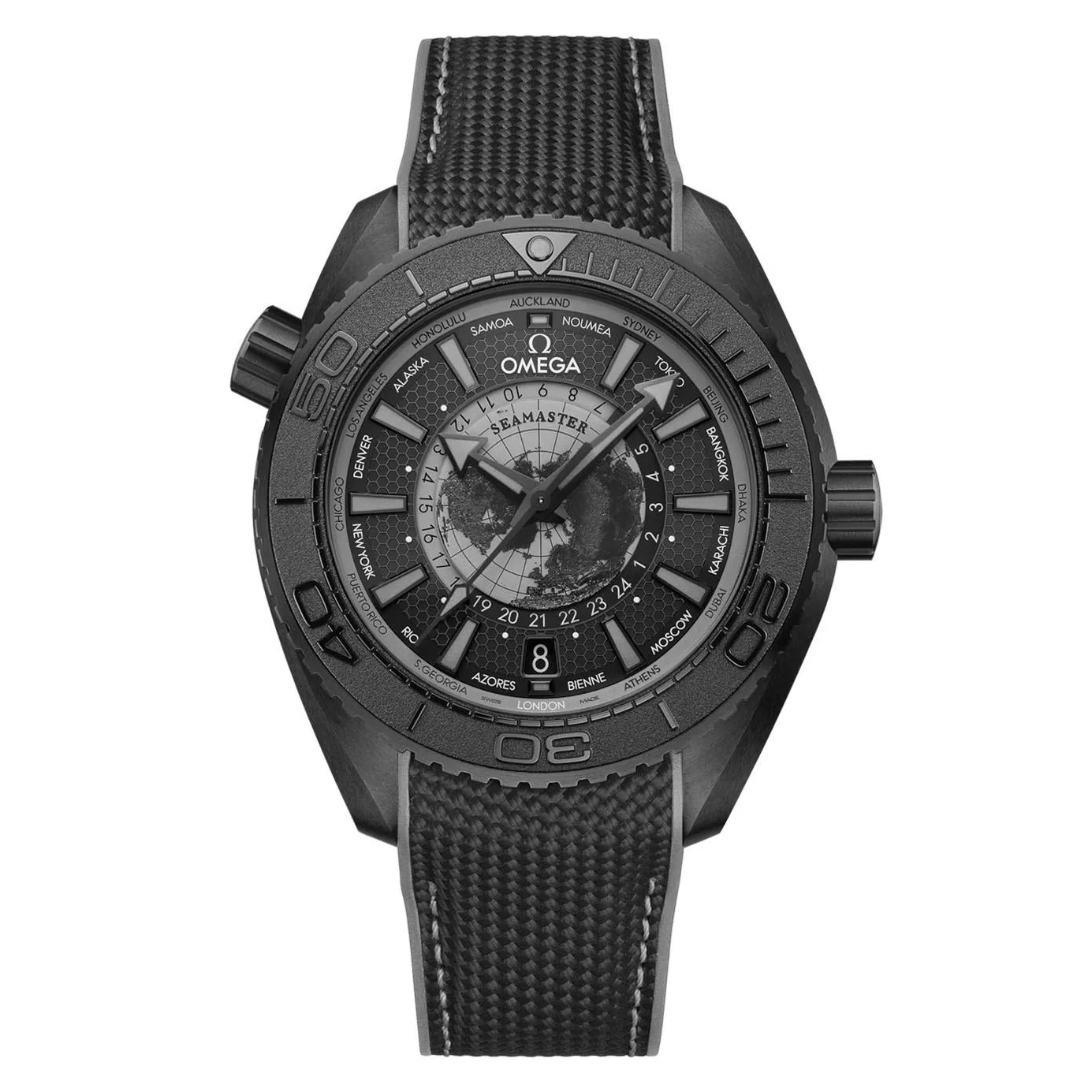 Omega Seamaster Planet Ocean 600M Worldtimer Automatic 45.5mm 215.92.46.22.01.007